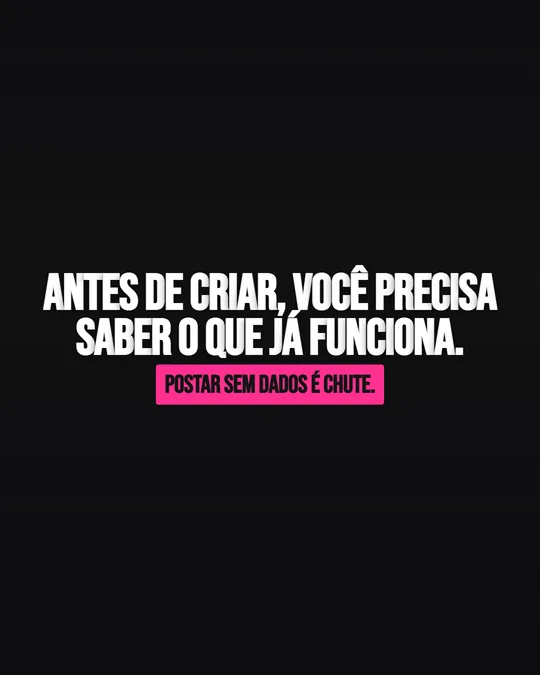 Criativo no estilo nativo do Instagram